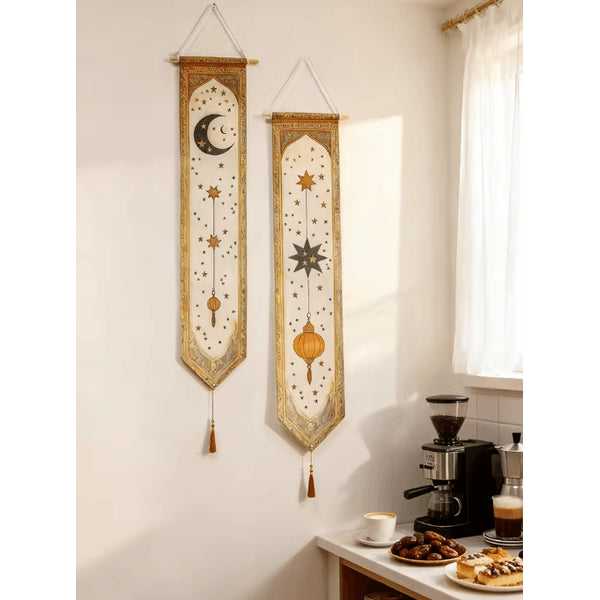 Moon & Star Wall Tapestry